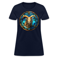 Thumbnail for Women's Mosaic Capricorn T-Shirt - navy