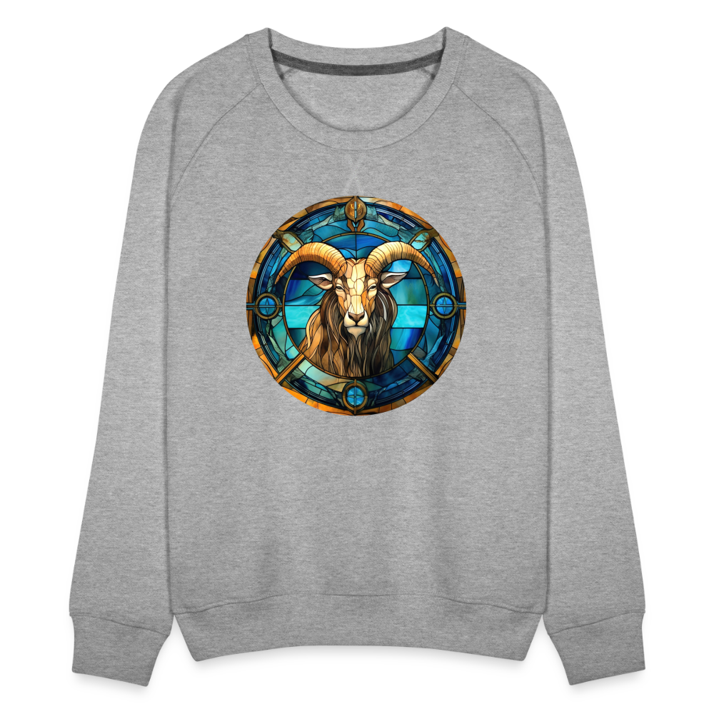 Women’s Mosaic Capricorn Premium Sweatshirt - heather grey