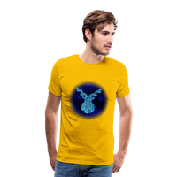 Thumbnail for Men's Stellar Capricorn Premium T-Shirt - sun yellow