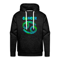 Thumbnail for Men's Power Words Cancer Premium Hoodie - charcoal grey