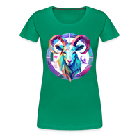 Thumbnail for Women’s Mythical Aries Premium T-Shirt - kelly green