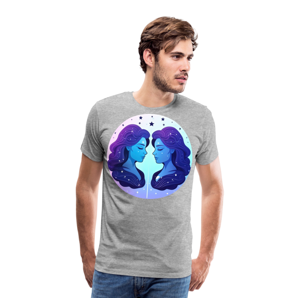 Men's Magic Gemini Premium T-Shirt - heather gray