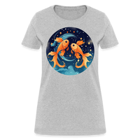 Thumbnail for Women's Magic Pisces T-Shirt - heather gray