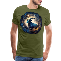 Thumbnail for Men's Mythical Capricorn Premium T-Shirt - olive green