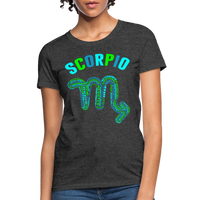 Thumbnail for Women's Power Words Scorpio T-Shirt - heather black