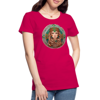 Thumbnail for Women’s Mythical Virgo Premium T-Shirt - dark pink