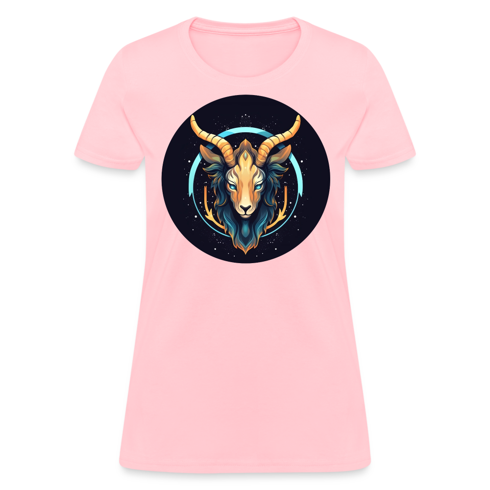 Women's Mystic Capricorn T-Shirt - pink