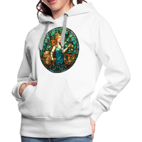 Thumbnail for Women’s Mosaic Virgo Premium Hoodie - white