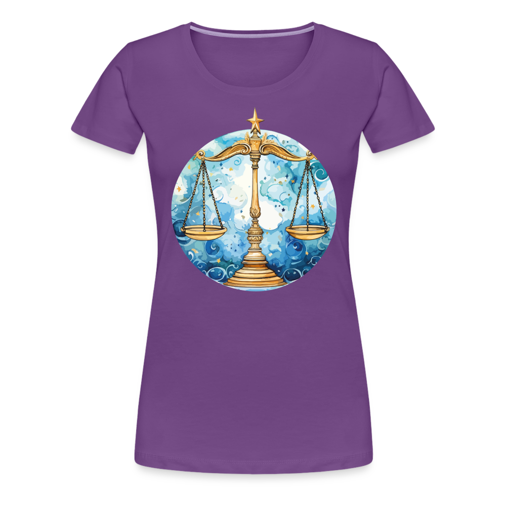 Women’sMythical Libra Premium T-Shirt - purple