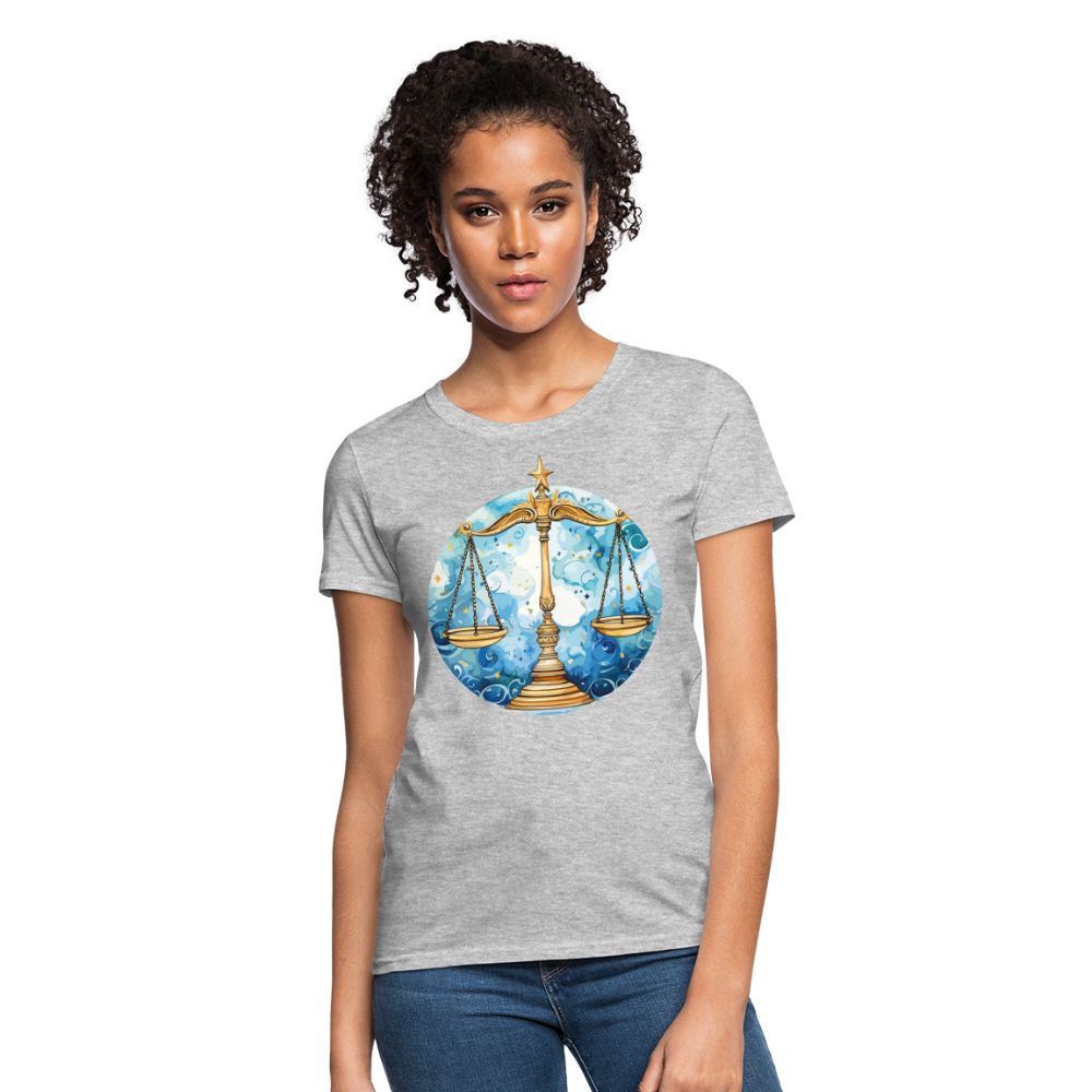 Women's Mythical Libra T-Shirt - heather gray