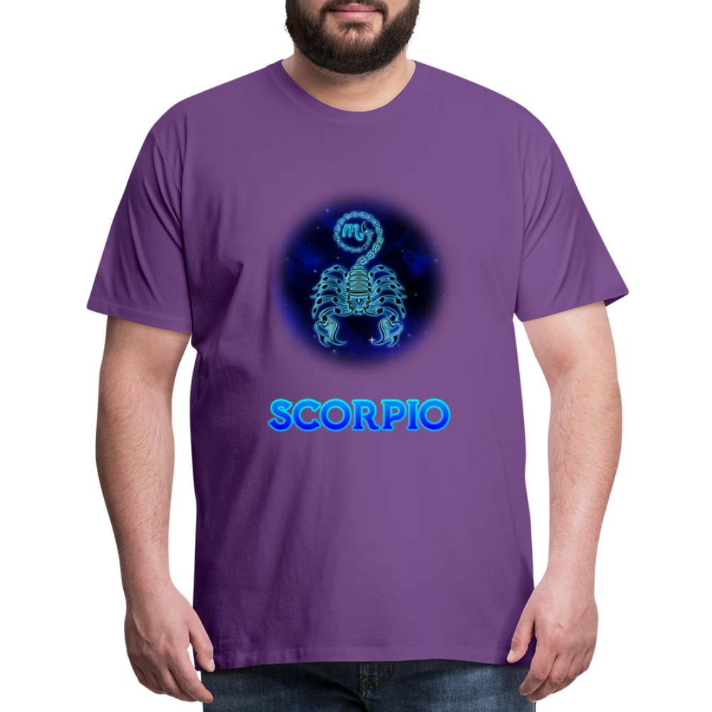 Men's Scorpio Premium T-Shirt - purple