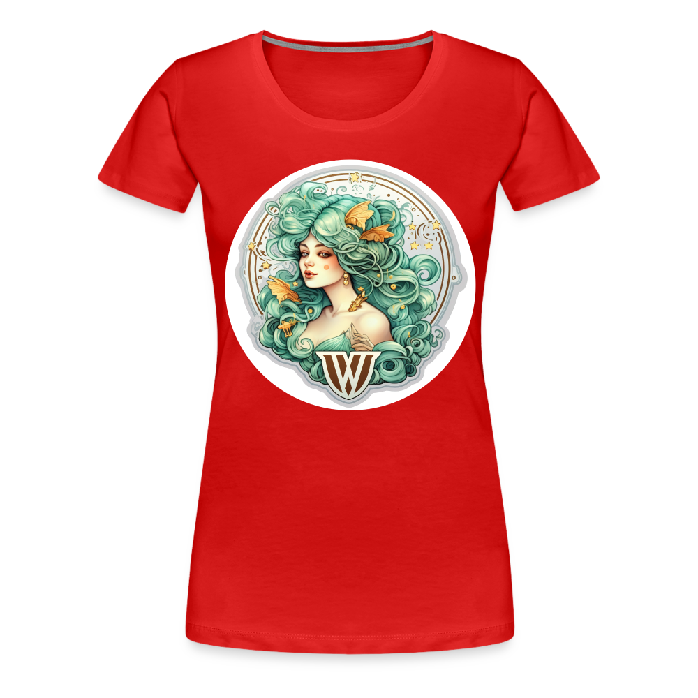 Women’s Symbol Virgo Premium T-Shirt - red