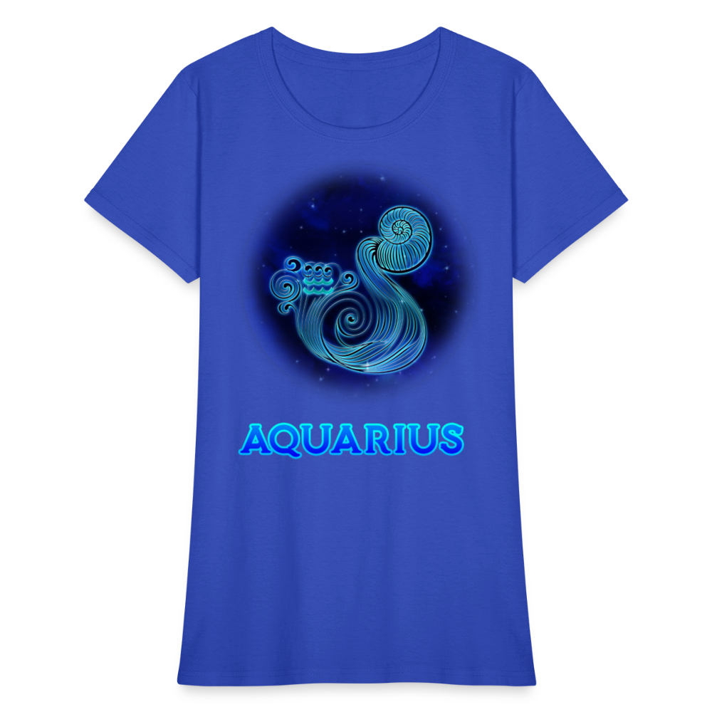 Women's Stellar Aquarius T-Shirt - royal blue