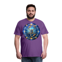 Thumbnail for Men's Symbol Scorpio Premium T-Shirt - purple