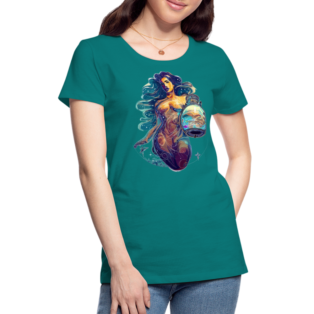 Women’s Mythical Aquarius Premium T-Shirt - teal