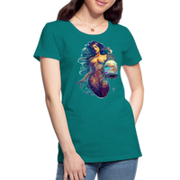 Thumbnail for Women’s Mythical Aquarius Premium T-Shirt - teal