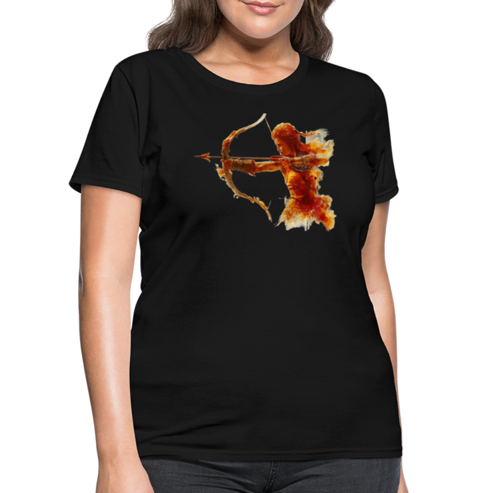 Women's Mythical Sagittarius T-Shirt - black