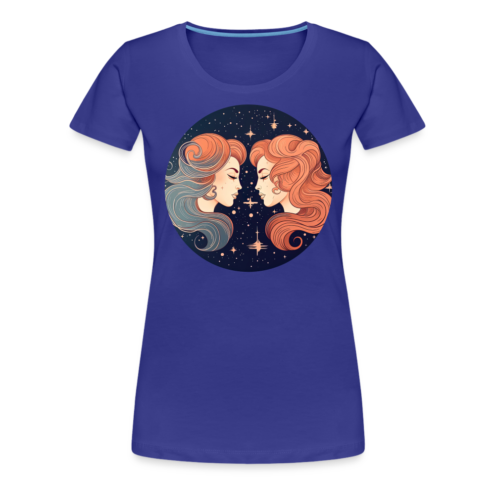 Women’s Mystic Gemini Premium T-Shirt - royal blue