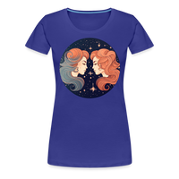 Thumbnail for Women’s Mystic Gemini Premium T-Shirt - royal blue