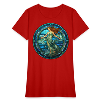 Thumbnail for Women's Mosaic Aquarius T-Shirt - red