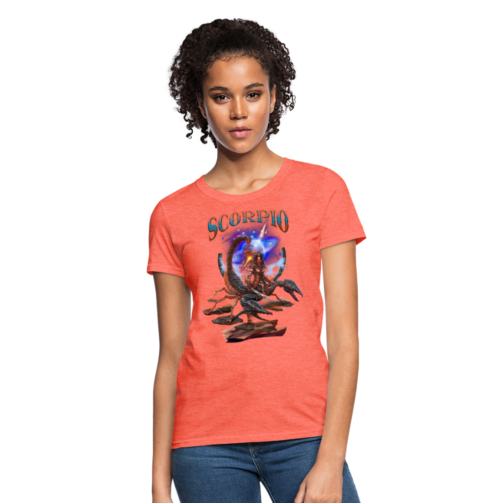 Women's Astral Scorpio T-Shirt - heather coral