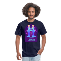 Thumbnail for Men's Neon Gemini Classic T-Shirt - navy