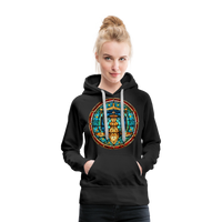 Thumbnail for Women’s Mosaic Libra Premium Hoodie - black