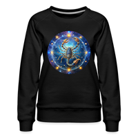 Thumbnail for Women’s Symbol Scorpio Premium Sweatshirt - black