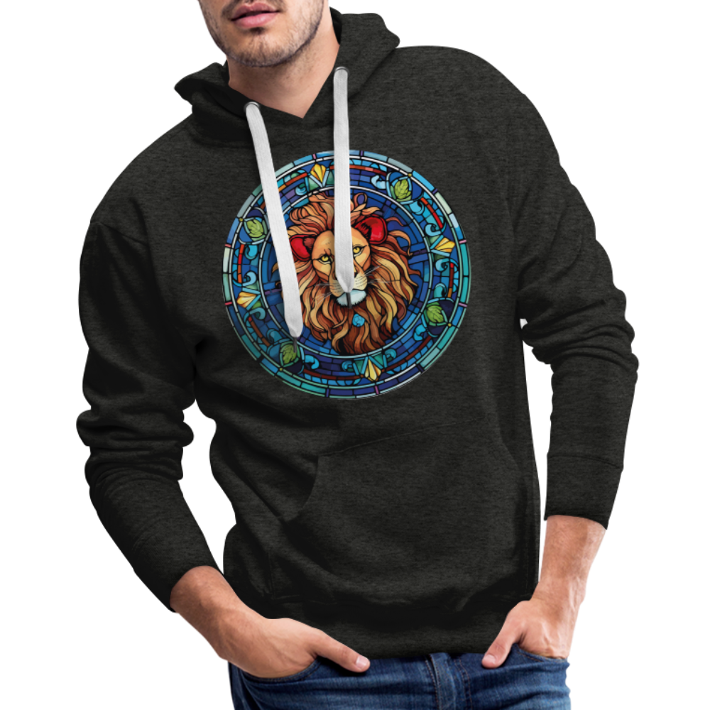 Men’s Mosaic Leo Premium Hoodie - charcoal grey