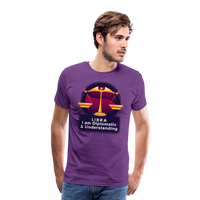 Thumbnail for Men's Glow Libra Premium T-Shirt - purple