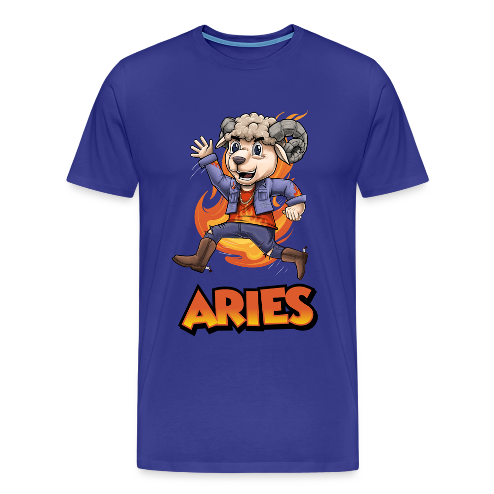 Men's Playful Aries Premium T-Shirt - royal blue