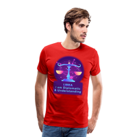 Thumbnail for Men's Neon Libra Premium T-Shirt - red