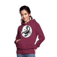 Thumbnail for Women’s Magic Scorpio Premium Hoodie - burgundy