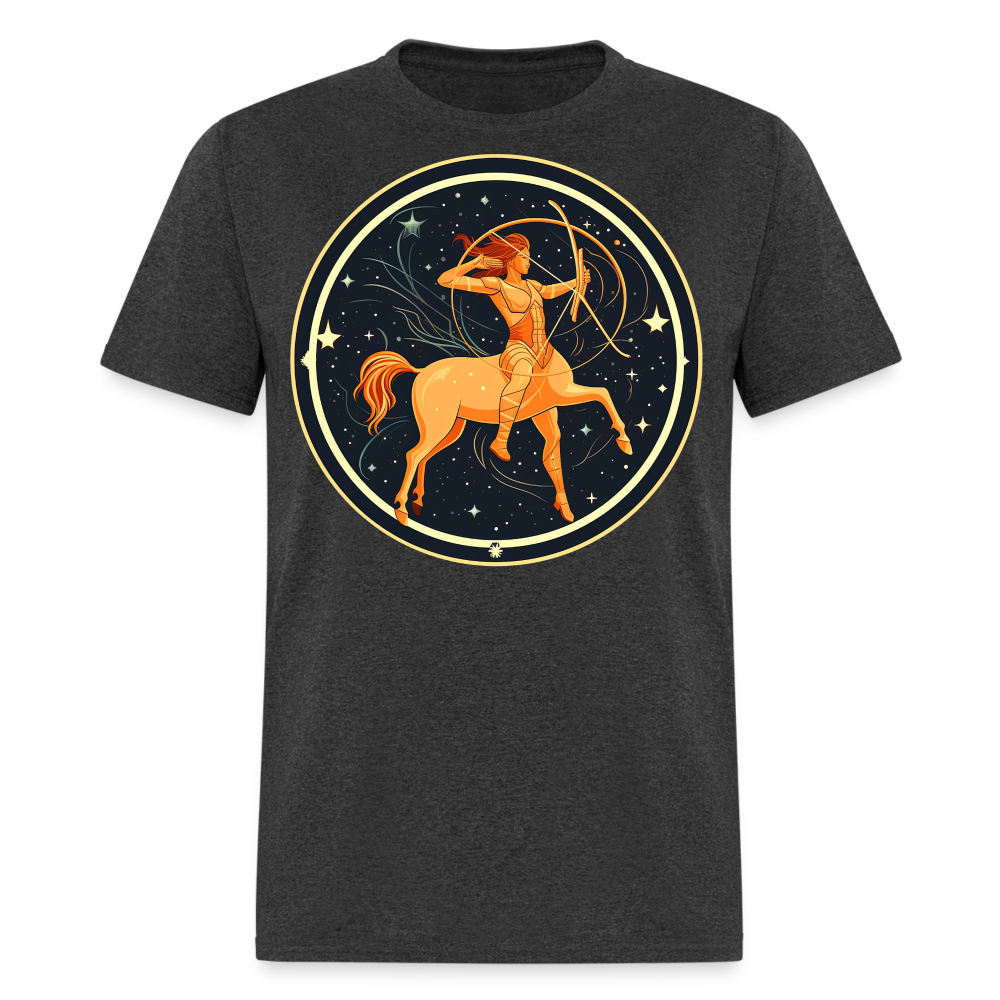 Men's Mystic Sagittarius Classic T-Shirt - heather black