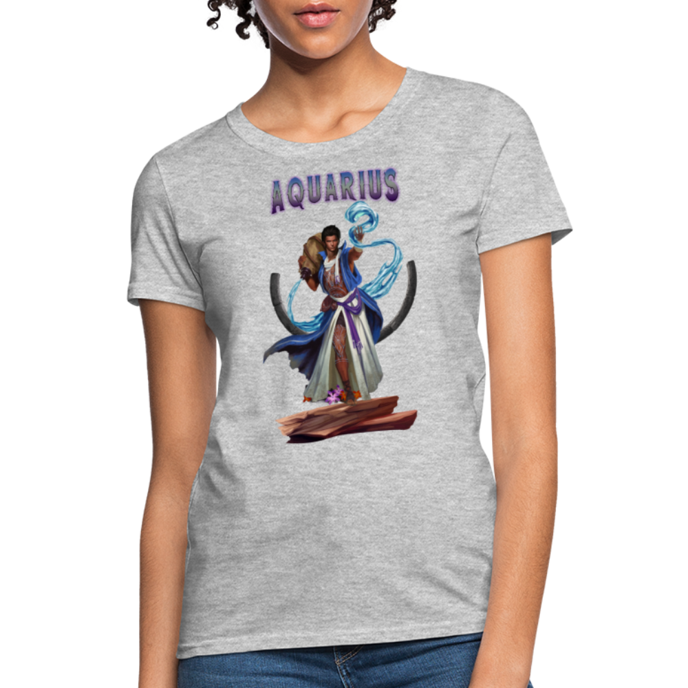 Women's Astral Aquarius T-Shirt - heather gray