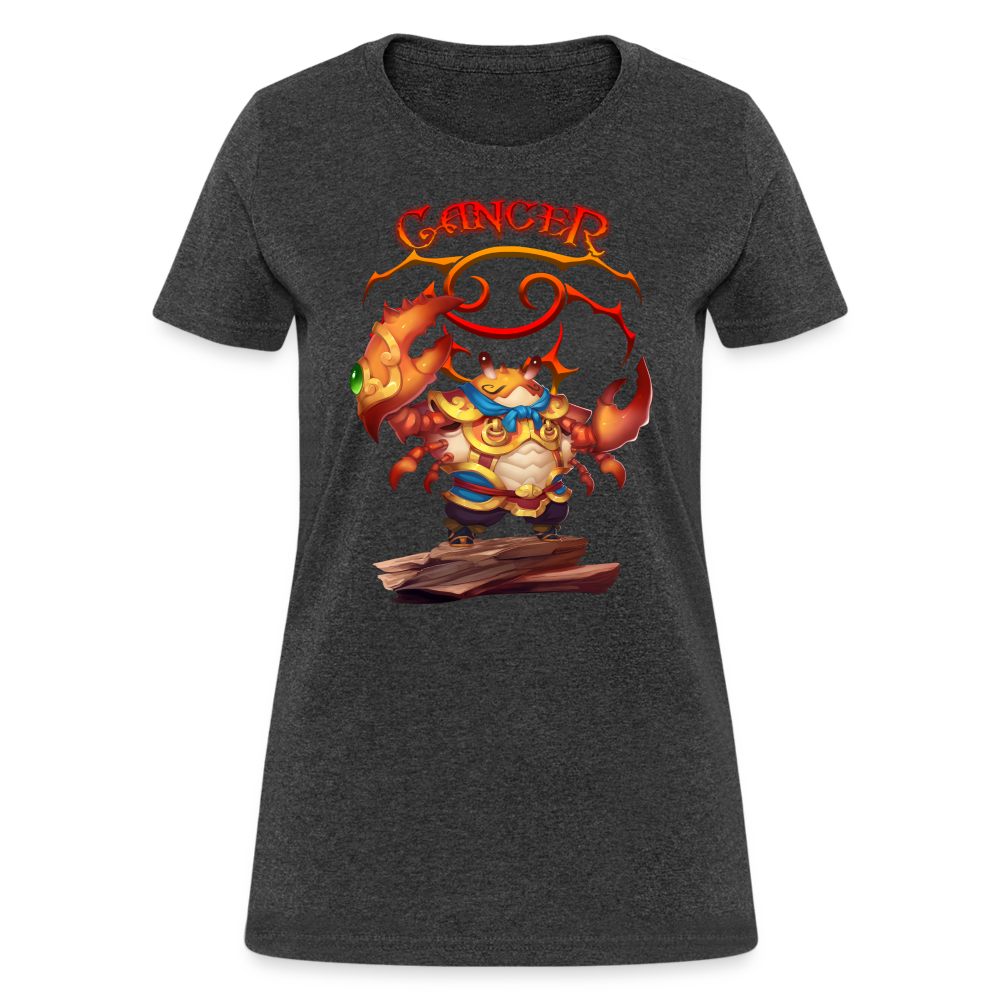 Women's Astral Cancer T-Shirt - heather black