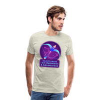 Thumbnail for Men's Neon Sagittarius Premium T-Shirt - heather oatmeal