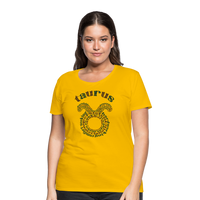 Thumbnail for Women's Power Words Taurus Premium T-Shirt - sun yellow