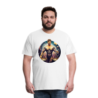 Thumbnail for Men's Mythical Libra Premium T-Shirt - white