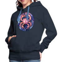 Thumbnail for Women’s Mythical Cancer Premium Hoodie - navy