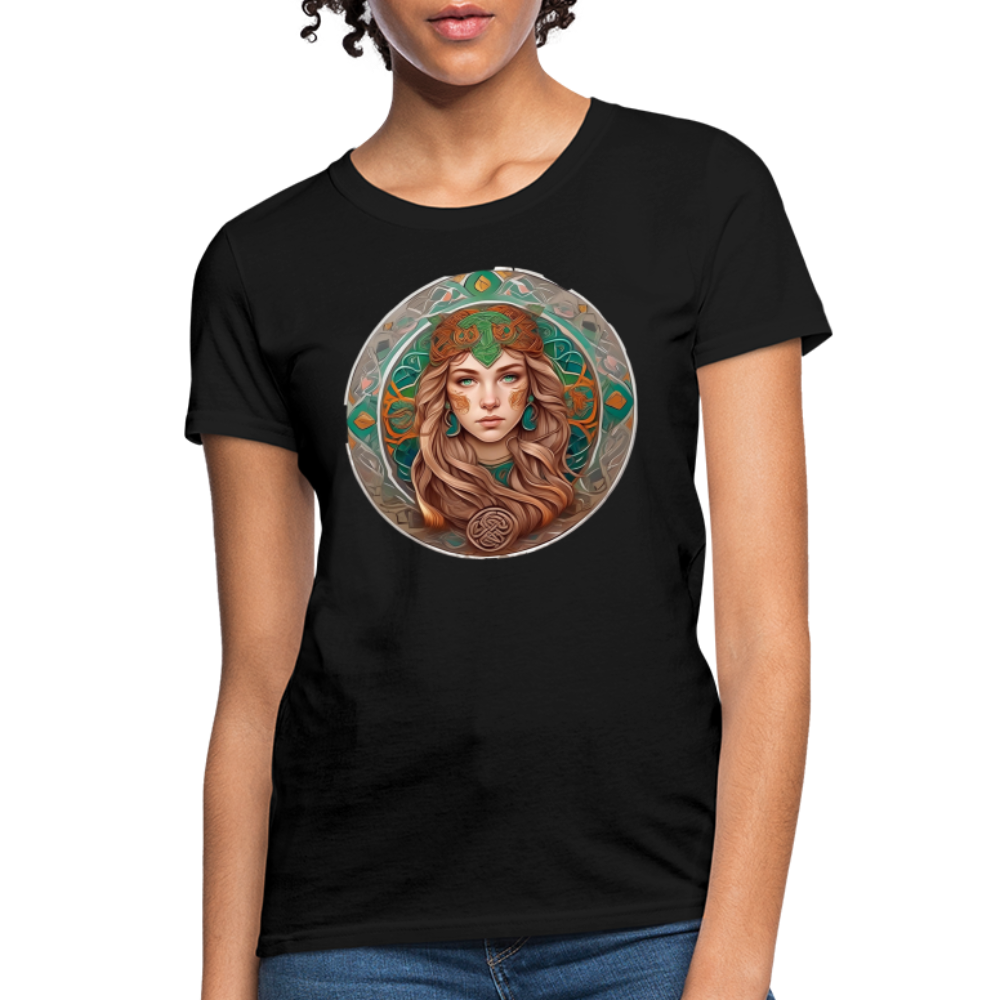 Women's Mythical Virgo T-Shirt - black