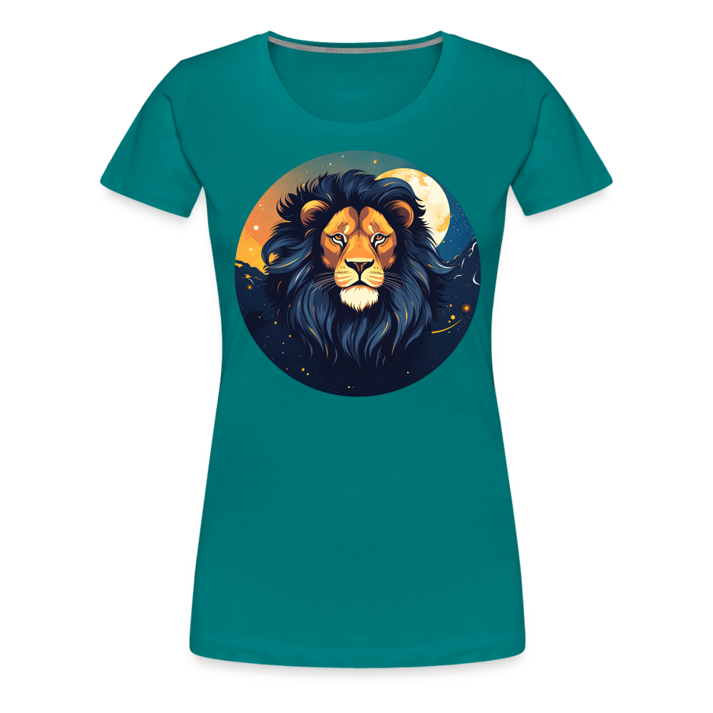 Women's Mystic Leo Premium T-Shirt - teal