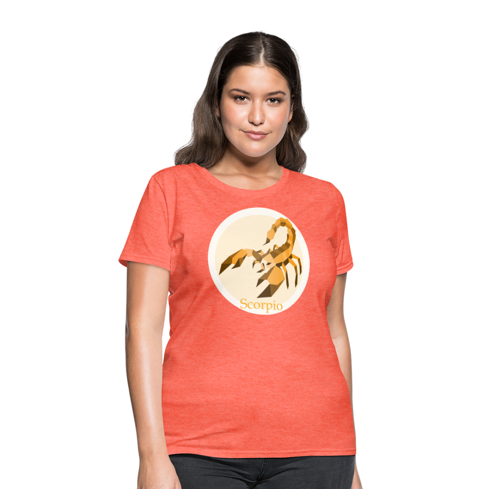 Women's Mosaic Scorpio T-Shirt - heather coral