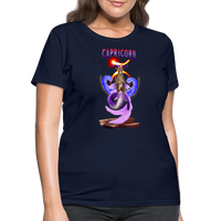 Thumbnail for Astral Capricorn Women's T-Shirt - navy