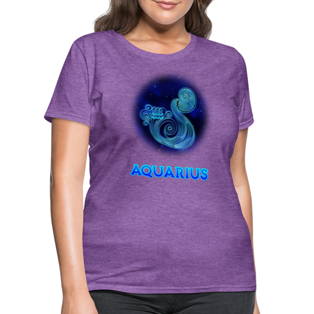 Women's Stellar Aquarius T-Shirt - purple heather