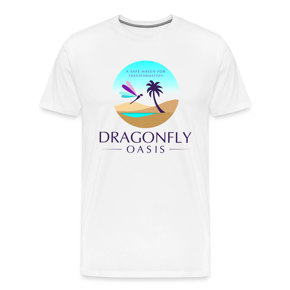 Men's Dragonfly Oasis V.1 Premium T-Shirt - white