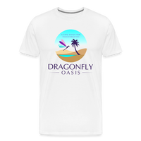 Thumbnail for Men's Dragonfly Oasis V.1 Premium T-Shirt - white