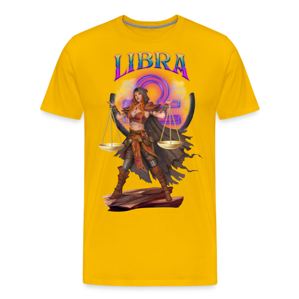 Men's Astral Libra Premium T-Shirt - sun yellow