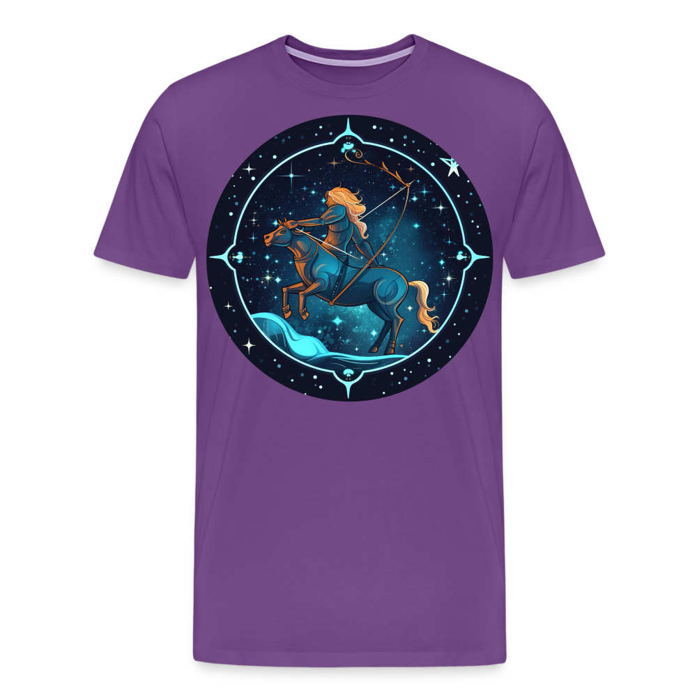 Men's Magic Sagittarius Premium T-Shirt - purple