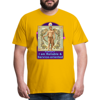 Thumbnail for Men's Mythical Virgo Premium T-Shirt - sun yellow